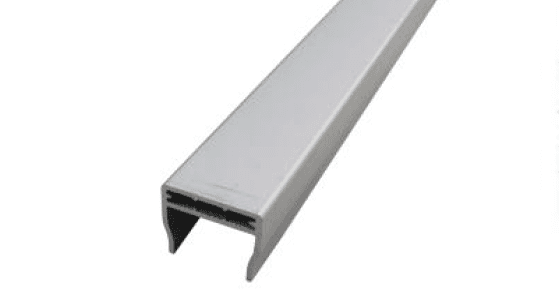 Fencing Aluminum Rail for top and bottom Dim 1720x30x30mm Surface Treatment Brush Color Aluminum