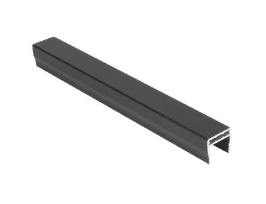 Fencing Aluminum Rail for top and bottom Dim 1720x30x30mm Surface Treatment Brush Color Black