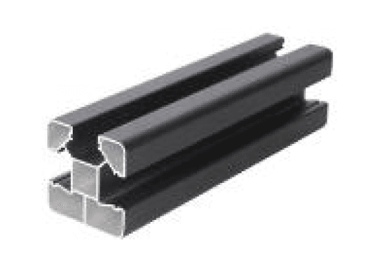 Fencing Aluminum Post Black Powder Coat Dim 2300x80x80 mm Weight 4.59Kg Color Black