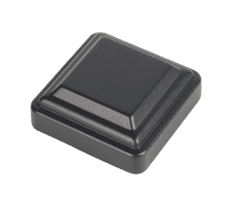 Fencing Post Cap for Aluminum Black Post Dim 85x85x33mm Color Black