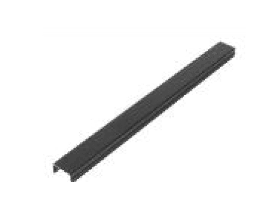 Fencing Aluminum Post Side Black Cover Dim 1800x26x14mm Color Black