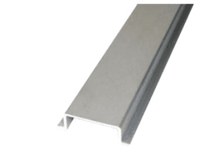Fencing Spacer Cover for Mid-Trellis Dim 1000x26x14mm Color Aluminum