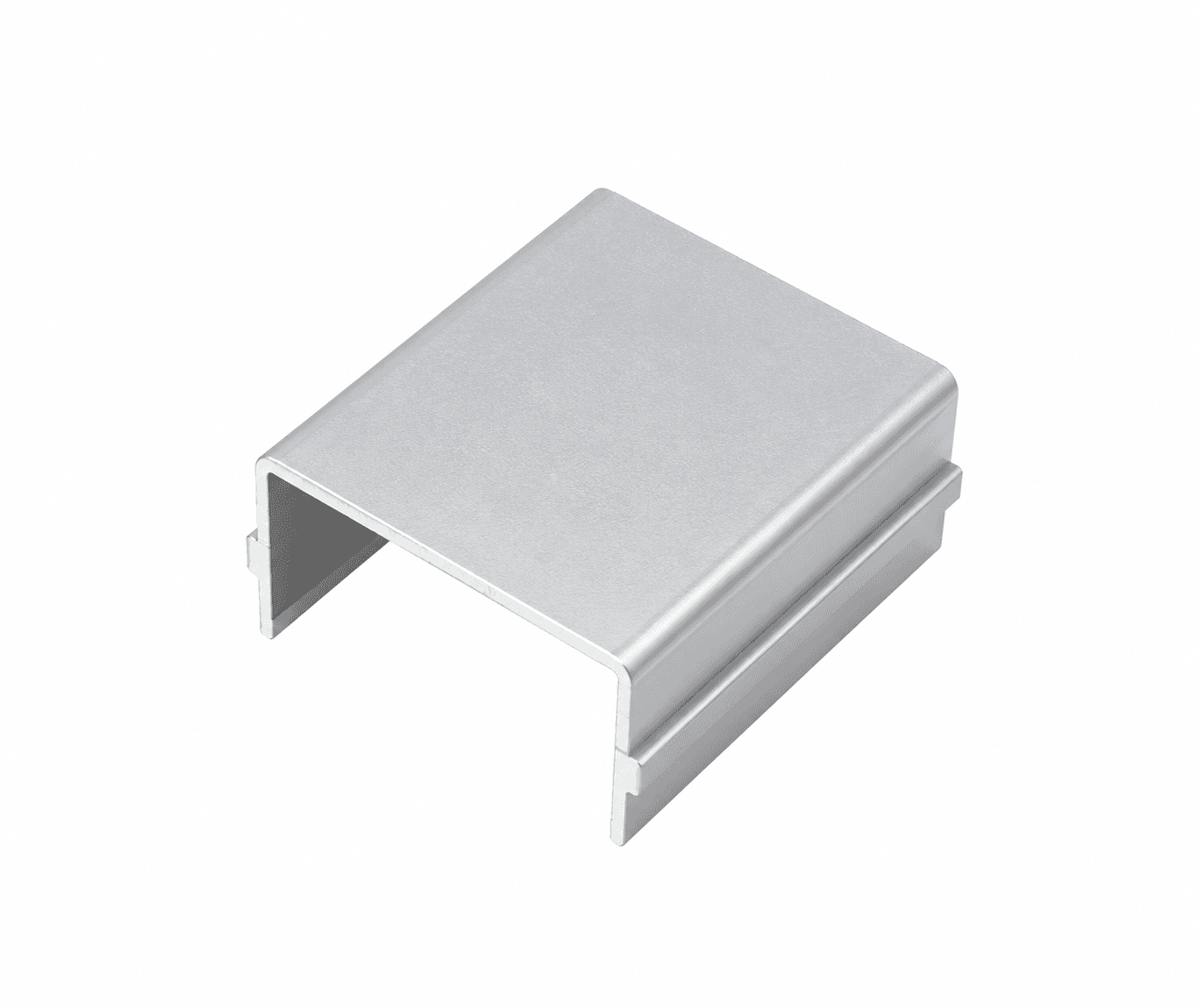 Fencing Spacer Cover for Mid-Trellis Composite Fence Systems, Aluminum, 10 x 80 mm