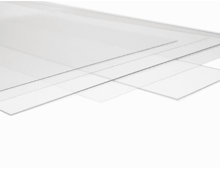 Discontinued Item- PVC Rigid Board Clear 4ftx8ftx1mm (1.22x2.44mx1mm)
