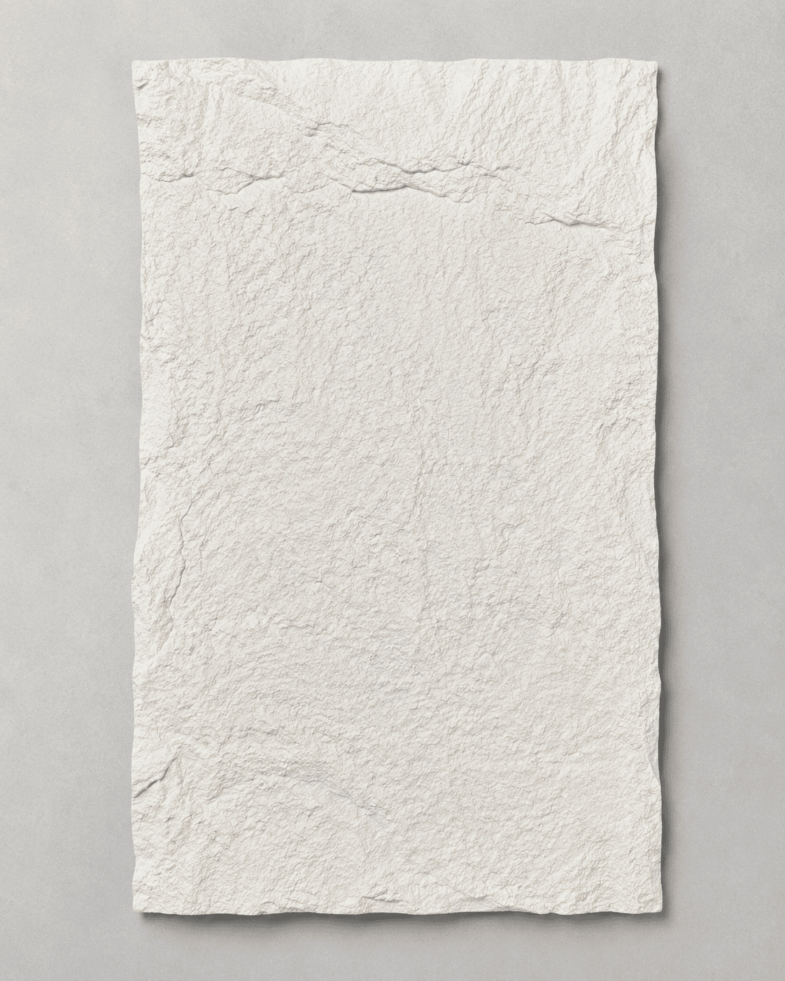 PU Stone Wall Panel, Ash Grey Synthetic Stone, 120 cm x 60 cm, 30 mm Thickness