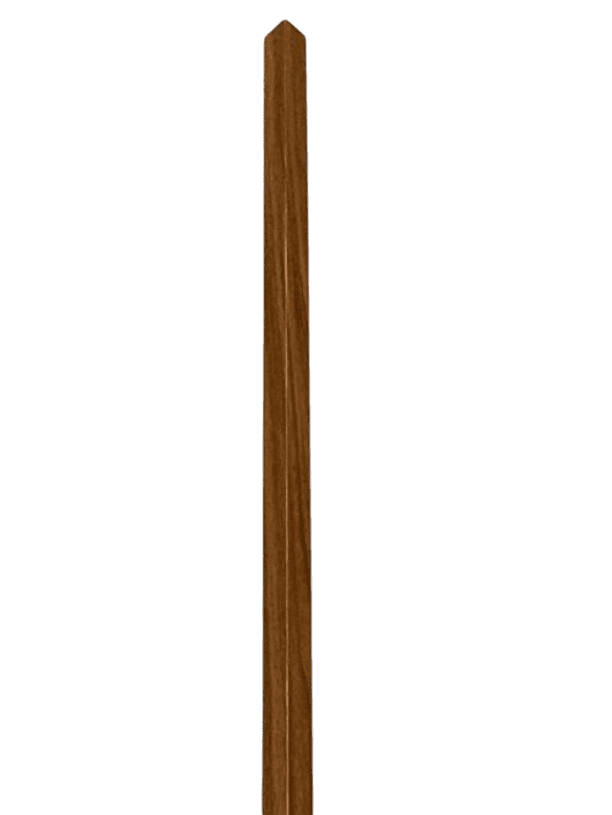 Indoor Wood Panel Corner Trim, Red Mahogany, 114-Inch Length, 1 x 1-Inch Profile