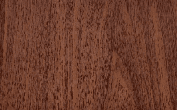 INDOOR WOOD PANEL RED MAHOGANY Model 1 -Indoor Slatted Wood Composite Panel, Waterproof, Fire Retardant, Zero Maintenance -114x6.61x1 inches