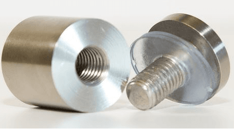 Board Support Standoff, Silver Finish, 16 mm W x 25 mm H, 5/8 in Diameter, 6 per Bag