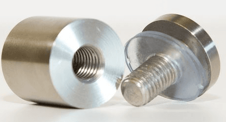 Board Support Brush Silver (W)12mmX(H)30mm/3 (Height 1 1/6" Diam. 1/2") 10 pcs/bag