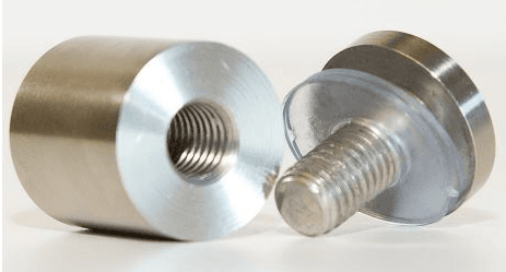 Stainless Steel Standoff Frame Holder, 18x25 mm, 1 in. Height, 3 per Bag