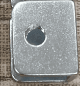 Aluminum Board Holder Clip for thickness 10mmx25mm, round corners 4 pcs/bag