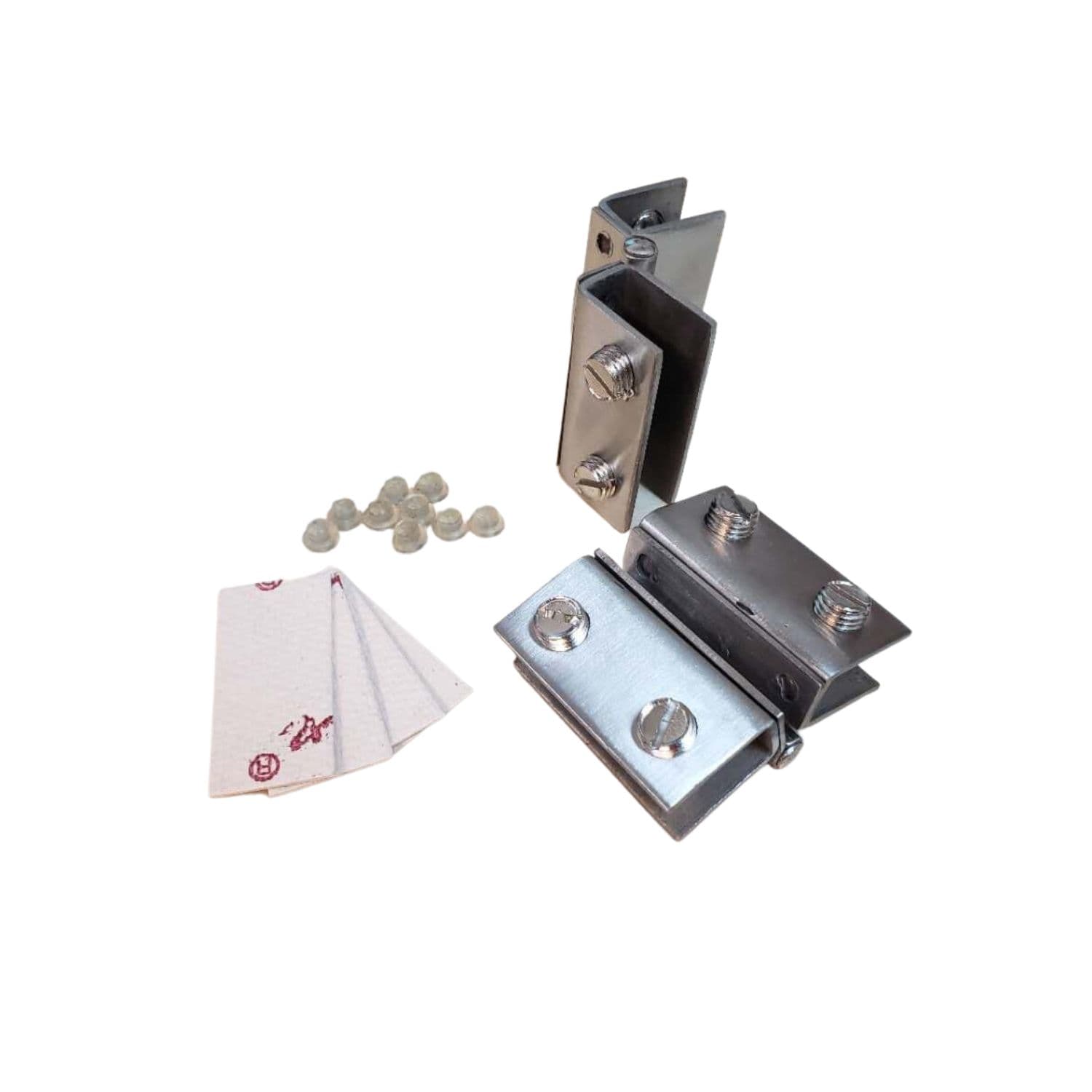 Stainless Steel hinge for glass thickness 12mm Set of 4 pieces