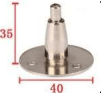 Stainless Steel Wire System Holder, 40mm Base Diameter, 35mm Height, 2-Pack