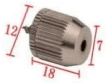 Wire System Board Holder, Stainless Steel with Zinc Finish, 12mm Dia x 18mm L, 4-Pack
