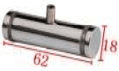 Stainless Steel Wire System Board Holder, 62 mm Length, 18 mm Diameter