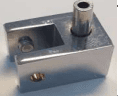 Wire Hanging System Fixer, Square Single-Side Vertical, 18mm Steel, 1-Year Warranty