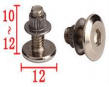 Stainless Steel Wire System Board Holder, 12mm Diameter, 10–12mm Height