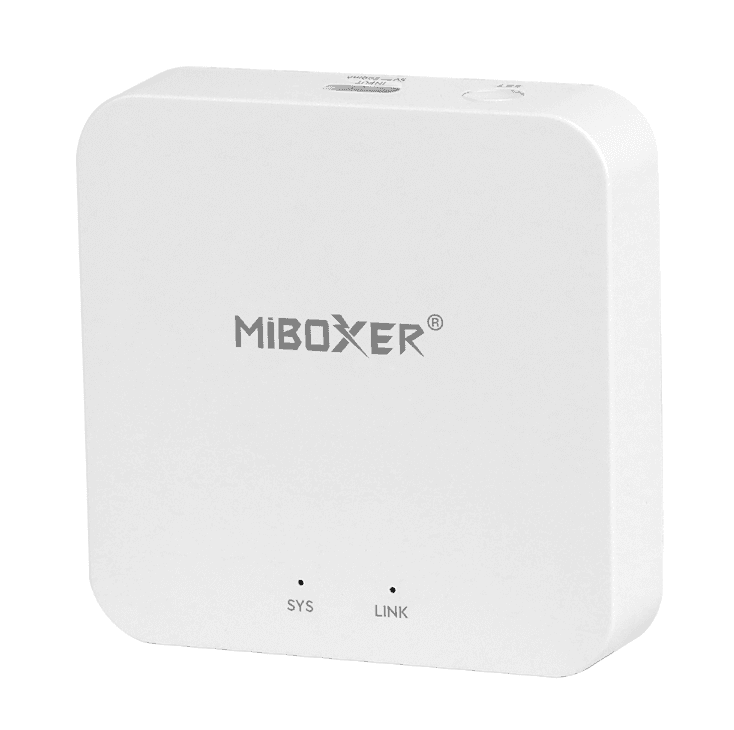 2.4GHz Wi-Fi Gateway for MiBoxer RF Controllers, 5V Type-C Input, 30m RF Range, App and Voice Control