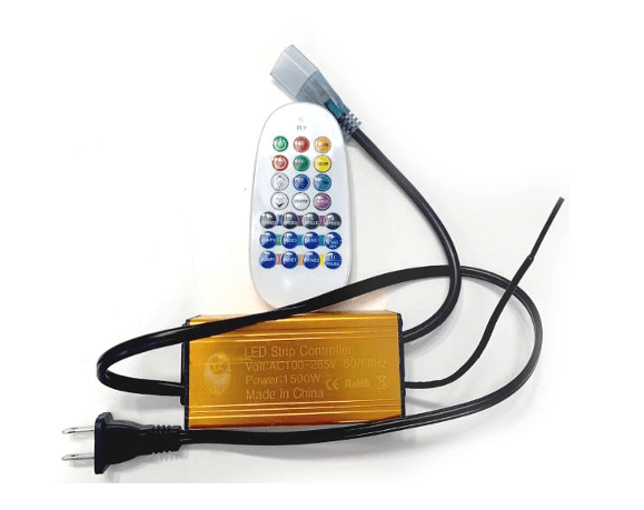 RF Dimmer Controller for RGB LED Hose Light, 120VAC, 1500W Load, 50m Range