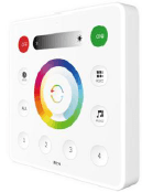 RF Touch Wall Remote, 3-5Ch, Pair with SP5IN1 controller, sold separately, 3V Battery operated
