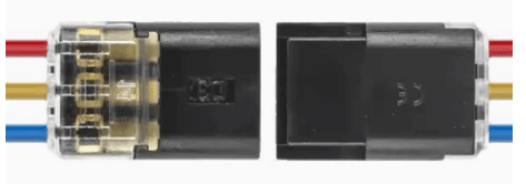 Triple Wire Connector, 800V/8A Rated, 35x9.5x6mm, 0.3-0.75mm2 Wire Range