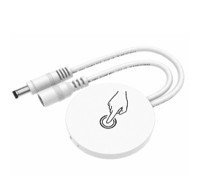 Paste Anywhere Touch Sensor Switch 5-24VDC; 3A;15-72W sensing distance : 0-1cm for open installation, 3-4cm for concealed installation Dimming curve: Logarithmic Protection: Reverse polarity 2 levels of touch sensing distance can be set (0-1cm for open installation, 3-4cm for concealed installation), 3 levels of output PWM frequency can be set (500Hz/2KHz(default)/4KHz) and it can work on a mirror