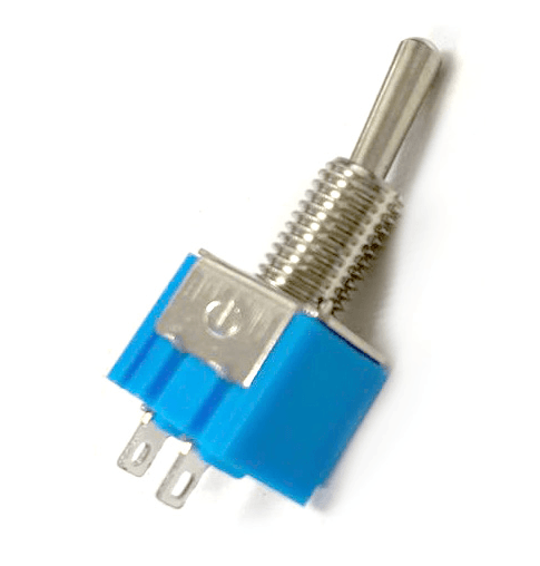Toggle Switch, On/Off, 2-Pin, 6A 125VAC