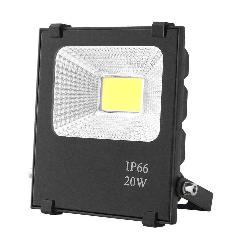 Discontinued Item- LED Flood light 20watts Input power 90-265VAC CCT6000 Black body IP65