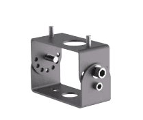 Trunnion Bracket Mount for 75W LED Flood Light, SGCC Galvanized Steel, 73 x 40 x 36mm