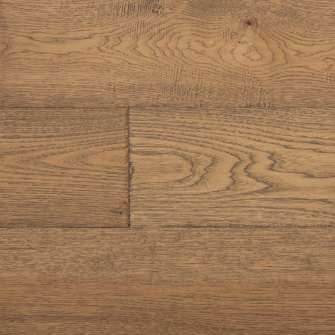 WPC Engineered Wood Plank Flooring, American Hickory Carmel, 6.33 ft Lengths