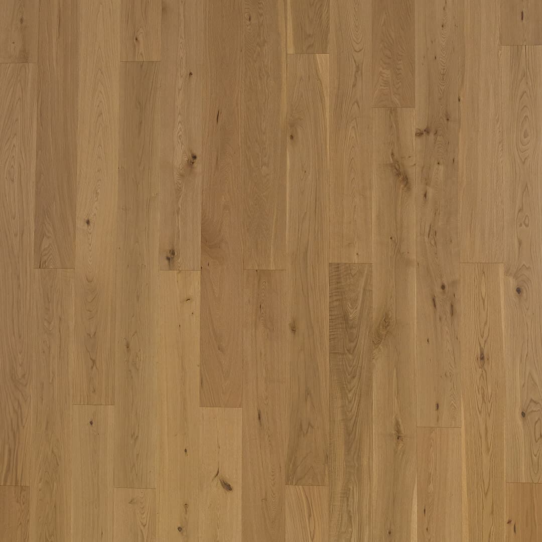European Oak WPC Flooring, Coria Light Rustic Finish, 4mm, 0.625 ft Wide