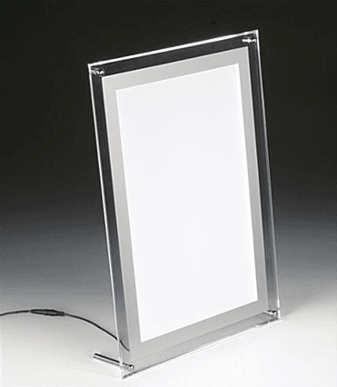 FINAL SALE - Limited 30-day Warranty- Price Drop 20%- YL-801W Slim light box with Led message displa