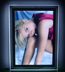 Discontinued Item- Slim light box with LED 610x406mm(24inx16in)