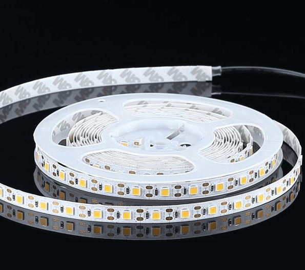 UL Indoor LED strip IP20, White, 12VDC, (L)5m 72W, 60pcs-5050 Leds/m, 5000K/ 14.4watts/m, w/adhesive, 10mm PBC, 1200lm/m
