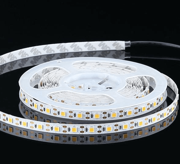 Discontinued item - FINAL SALE - Limited 30-day Warranty- Price Drop 15%- CRI 97 Series LED Strip Light 960lm/m 5000K 12VDC 60 chips/m 14.4w/m IP20 SMD5050 2OZ FPC-8mm PCB 3M Adhesive Backing 5m/roll CE RoHS UL Listed