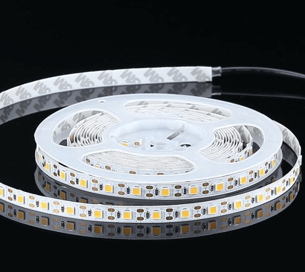 UL Series 50N LED Tape Light, 500lm/ft, 6000K, 12VDC, 16ft, CRI>80, 72W/roll, 10mm PCB, 2 yr warranty,1200lm/m