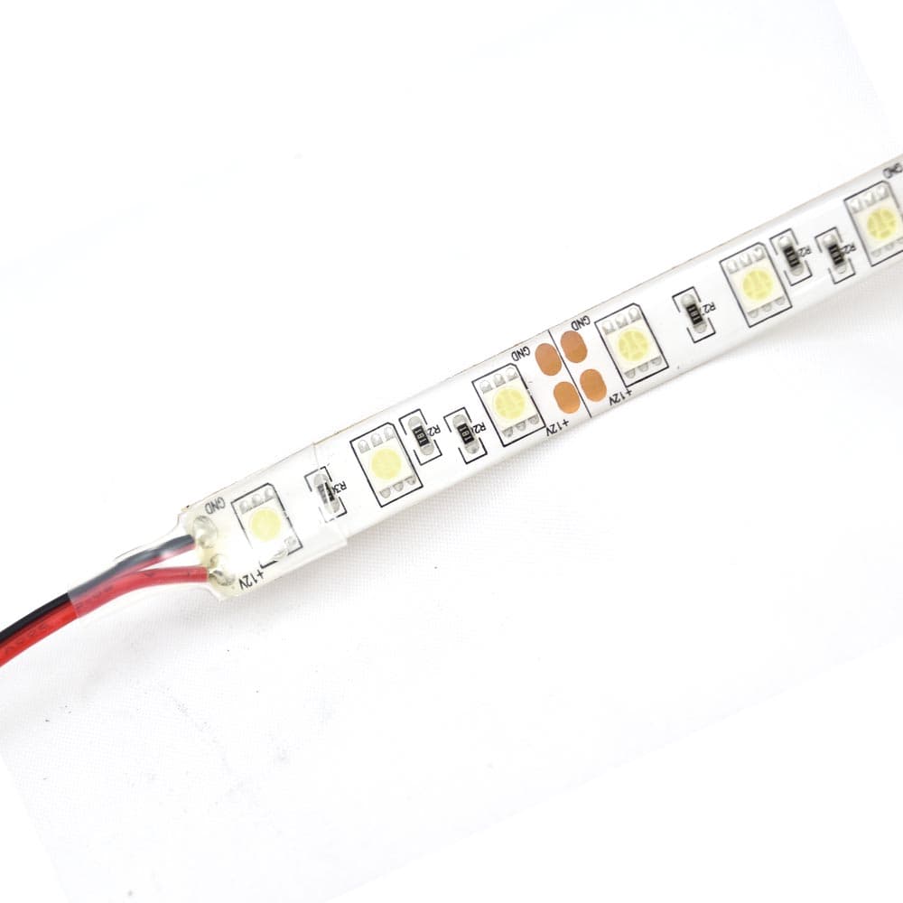 Indoor LED Strip Light, Blue, 12VDC, 14.4W/m, SMD5050, 60 LEDs/m, 5m Roll