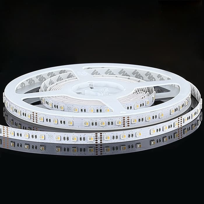 RGB+6000K LED Tape Strip, SMD5050, 60 LEDs/m, 24VDC, IP20, UL Listed