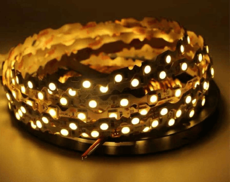 Interior LED Tape Light, SMD5050 S-Shape Bendable, 60 LEDs/m, 14.4 W/m, 3000K, 24 V DC, IP20