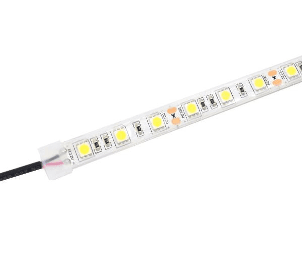 IP65 SMD5050 LED Strip Light, 60 LEDs/m, 14.4W/m, 24V DC, 3000K Warm White