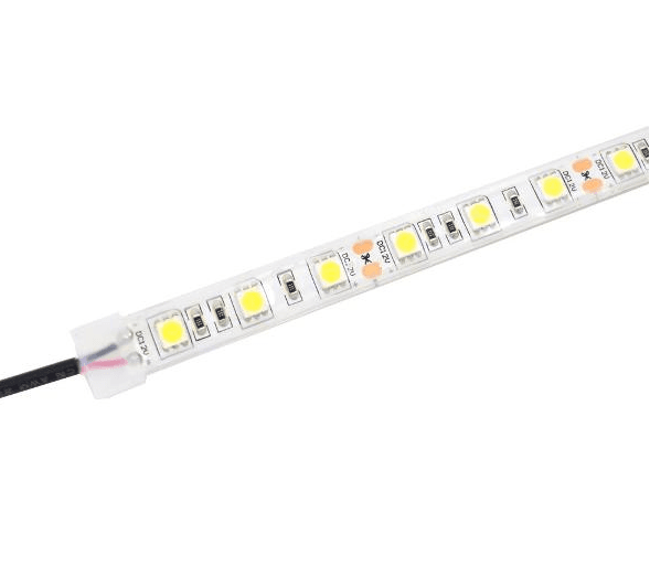 IP65 Waterproof LED Strip, SMD5050 60LED/m, 14.4W/m, 24V DC, 6000K