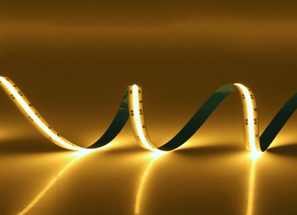 COB Series LED Strip Light, 8mm PCB, 480-leds/m, 24V, 9W/m, 5m/roll, IP20, 1800K, CRI>90, 3 Year Warranty