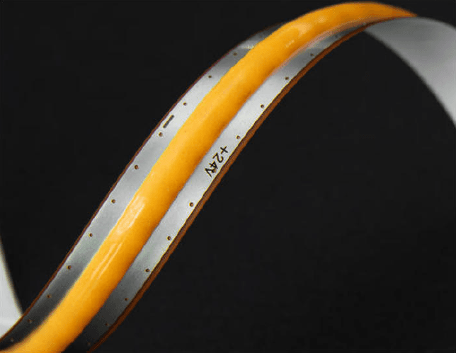 Lumipro COB LED Strip Light FreeCut 8mm PCB 528-leds/m 10W/m 100 LM/W 5m/roll 3K IP20 CRI90 3 Year Warranty UL Listed