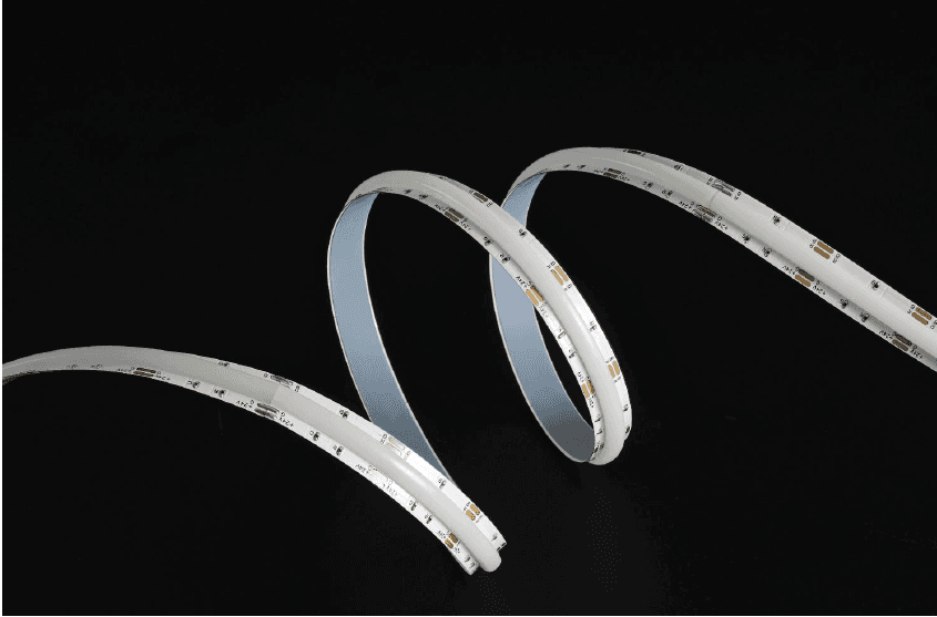 COB Series LED Strip Light, UL Listed, 10mm PCB, 840-leds/m, DC 24V, 14W/m, 5m/roll, IP20, RGB, CRI >90, Beam: 180, 3 year warranty