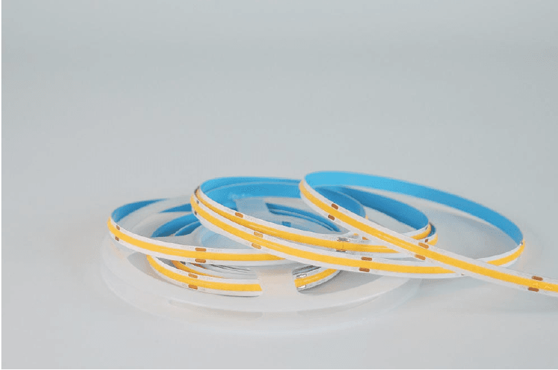Tira de luz LED COB impermeable Lumipro PCB 8mm 480-leds/m 24V 9W/m 5m/rollo IP68 3K CRI90 Garantía 3 años UL Listed