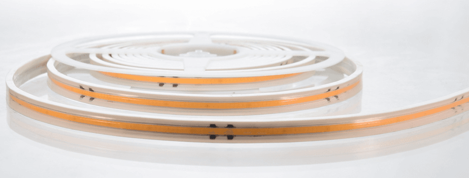 AC110V Clear COB strip light, 420leds/m, AC110V, 3000K, 10MM PCB IP65 silicon tube transparent surface CRI>90 8W/M, One side with US plug, PCB and UL certification 20M per roll, 3 years warranty