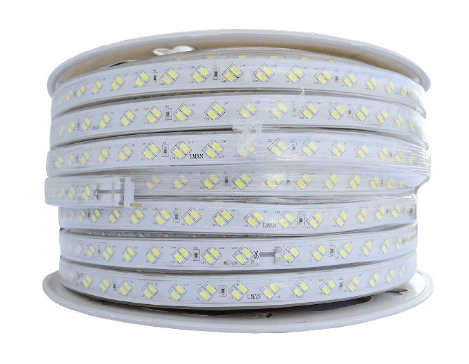 Flexible LED Rope Light, SMD5730 Chip, 120 LEDs/m, 9W/m, 3000K, IP67, 50m Roll