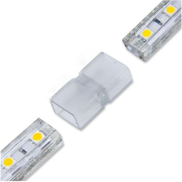10mm Gapless Two-End Connector for LED Strip, 2-Pin, 2 Pins Included