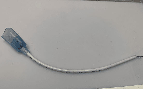 10mm 2-Pin LED Strip Cable Connector, Rope Light Accessory