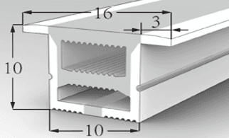 5 tapas finales con orificio + 5 tapas finales sin orificio, adecuadas para neon flex de curvatura superior 10x10mm M-N10-TB-3K-FC